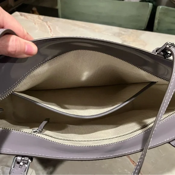 Tory Burch Emerson Tote Gray NWT